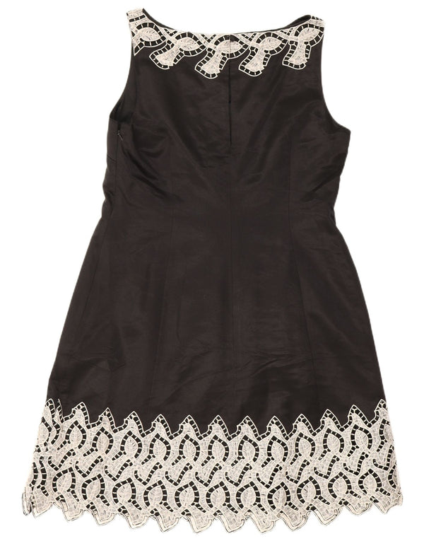 Coast Damen Ärmelloses A-Linien-Kleid UK 18 XL Schwarz