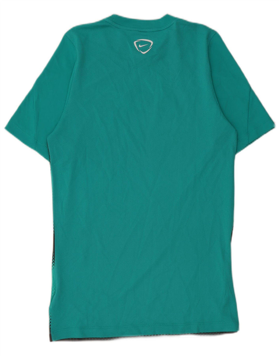 Nike Herren Dri Fit Grafik-T-Shirt-Oberteil, kleines blaues Farbblock-Polyester