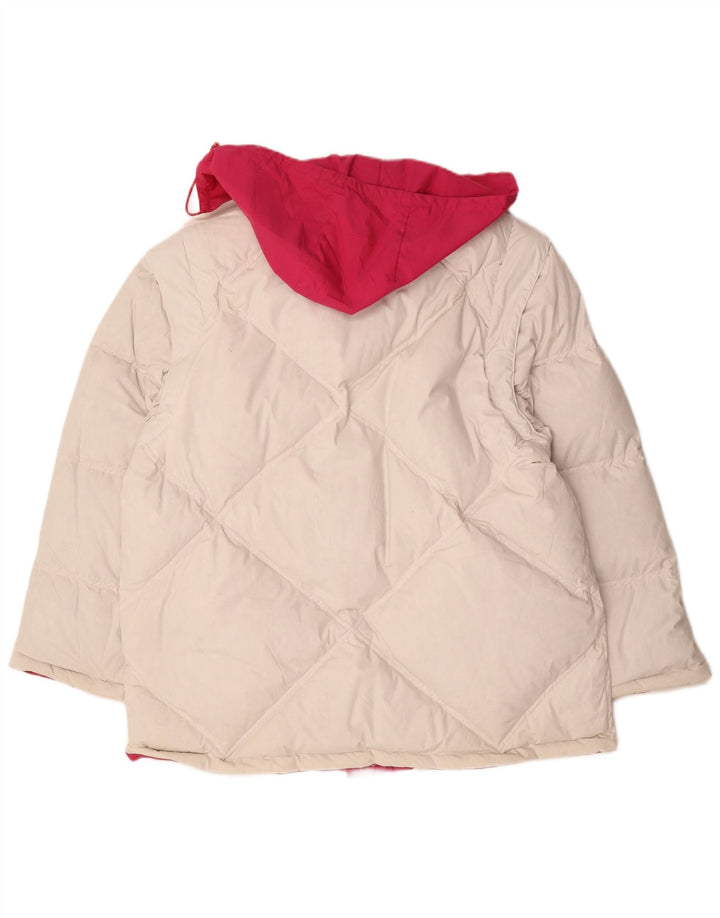 Diadora Herren Kapuzenjacke, wendbar, wattiert, UK 40, Größe L, Rosa, Polyester