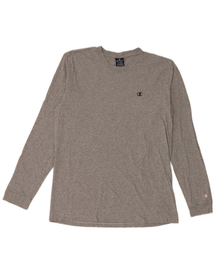 Champion Herren Top Langarm XL Grau Baumwolle