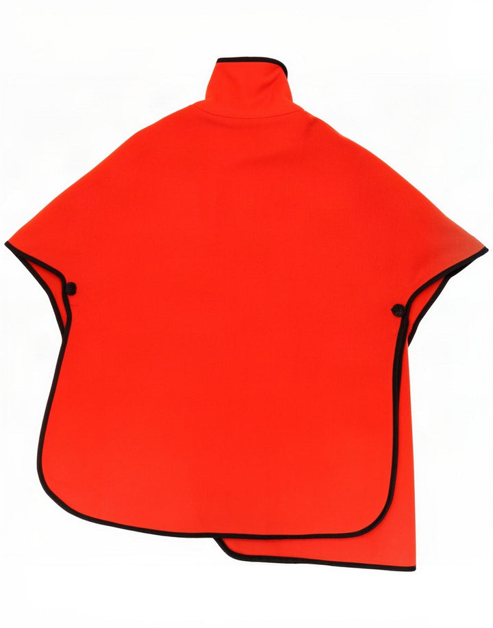Vintage Herren-Capelet-Mantel, Einheitsgröße, rote Wolle
