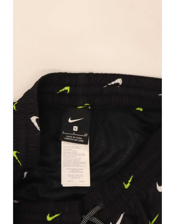 Nike Herren-Sportshorts mit Grafik, Größe S, Schwarz, Polyester