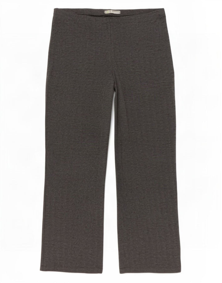 Marks & Spencer Damen-Freizeithose mit weitem Bein, W32 L27, Grau