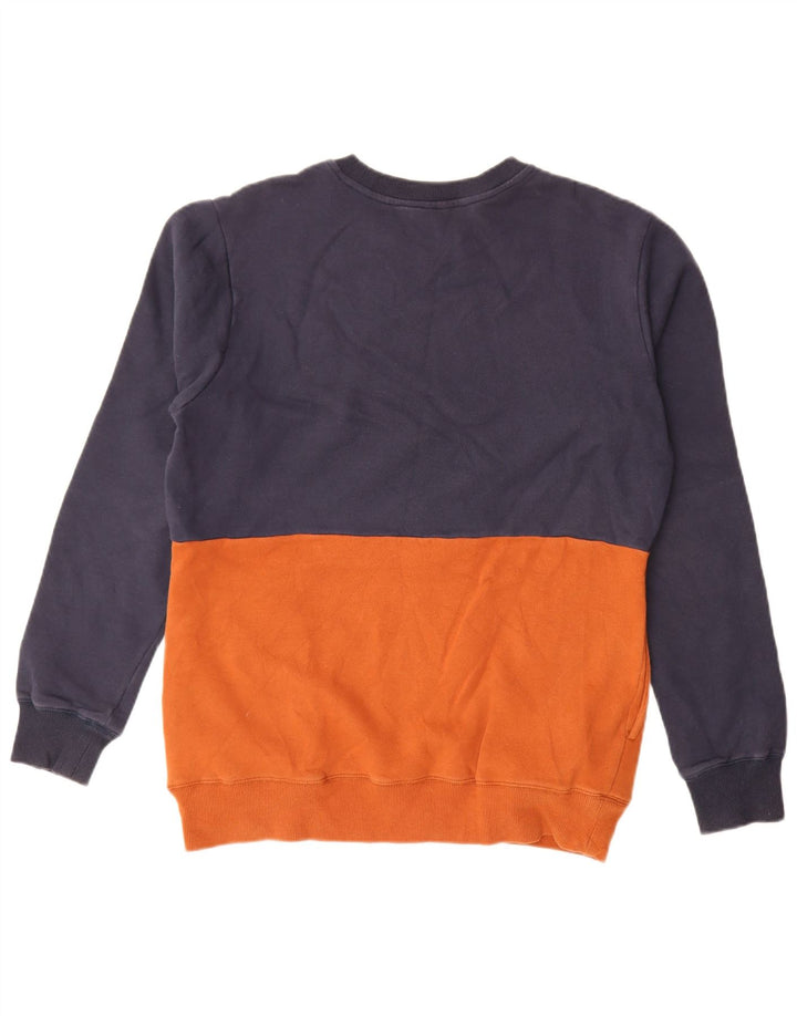 Volcom Herren-Sweatshirt-Pullover, mittelgroß, marineblau, Colourblock-Baumwolle