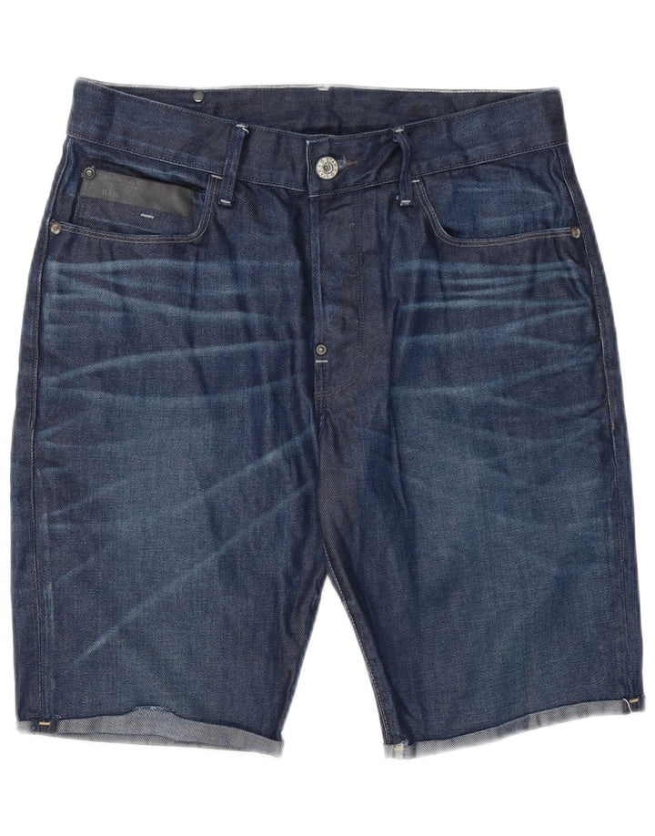 G-Star Herren Jeansshorts W30 mittelblaue Baumwolle