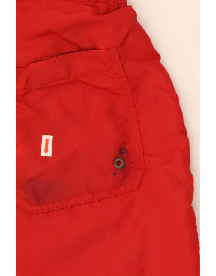 North Sails Herren-Badeshorts, groß, rotes Nylon