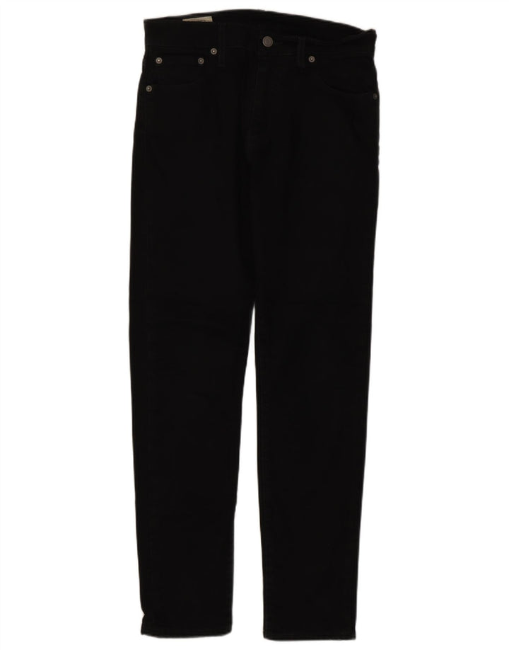 Levi's Herren Skinny Jeans W29 L30 Schwarze Baumwolle