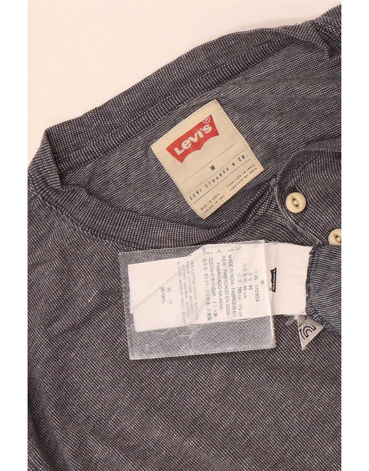 Levi's Herren-Oberteil aus langärmliger mittelgrauer Baumwolle