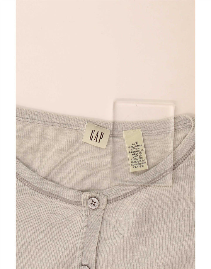 Gap Damen-Strickjacke in Übergröße, Gr. 40, Größe L, Grau