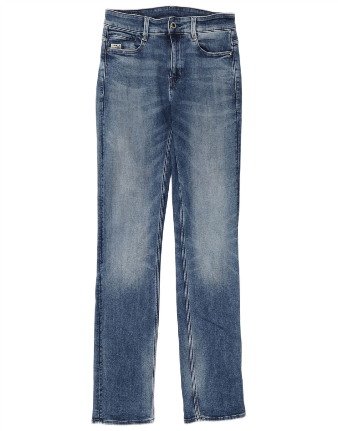 G-Star Damen Slim Jeans W26 L32 Blaue Baumwolle
