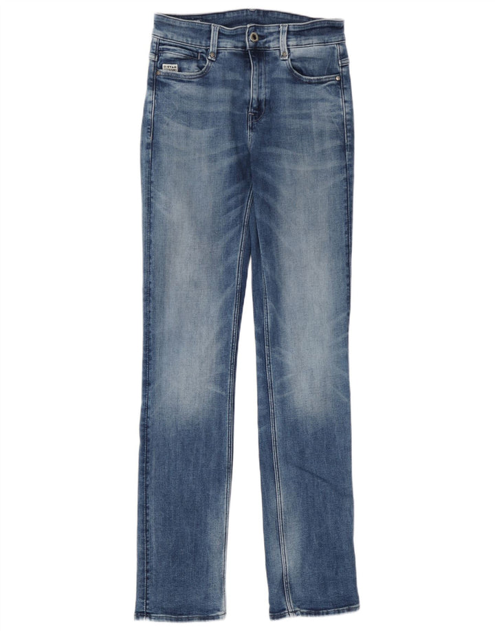 G-Star Damen Slim Jeans W26 L32 Blaue Baumwolle