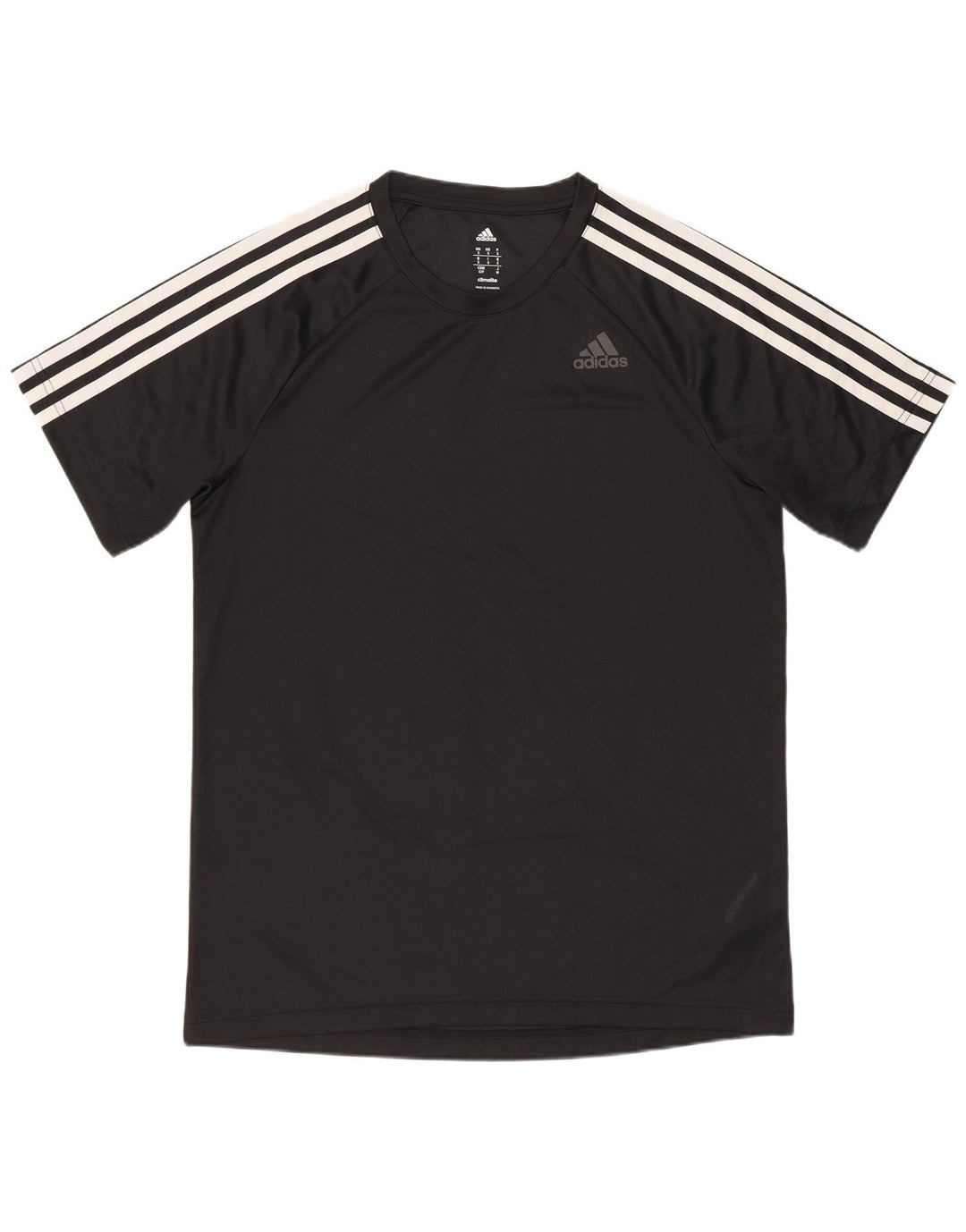Adidas Herren T-Shirt Top Small Schwarz Polyester Sport