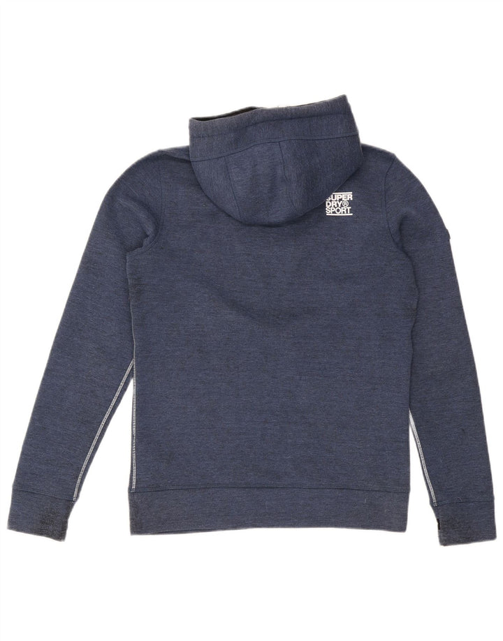 Superdry Herren-Kapuzenpullover mit Grafik, Größe S, Marineblau, Polyester