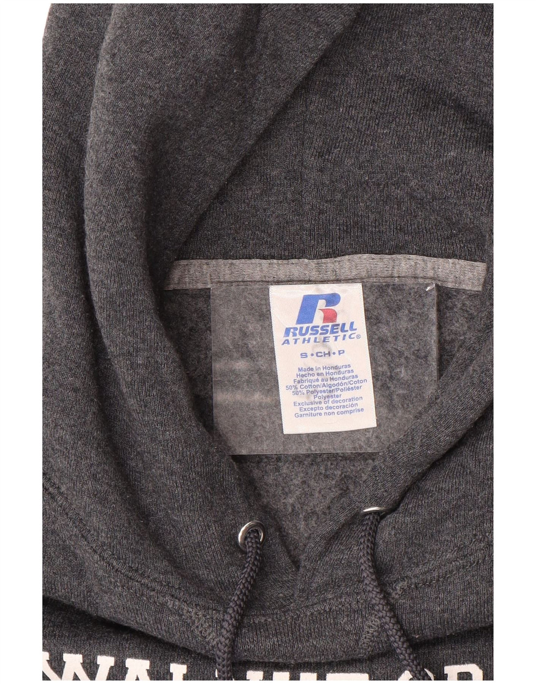 RUSSELL ATHLETIC Herren-Kapuzenpullover „Wildcats Graphic“, Größe S, Grau, Baumwolle