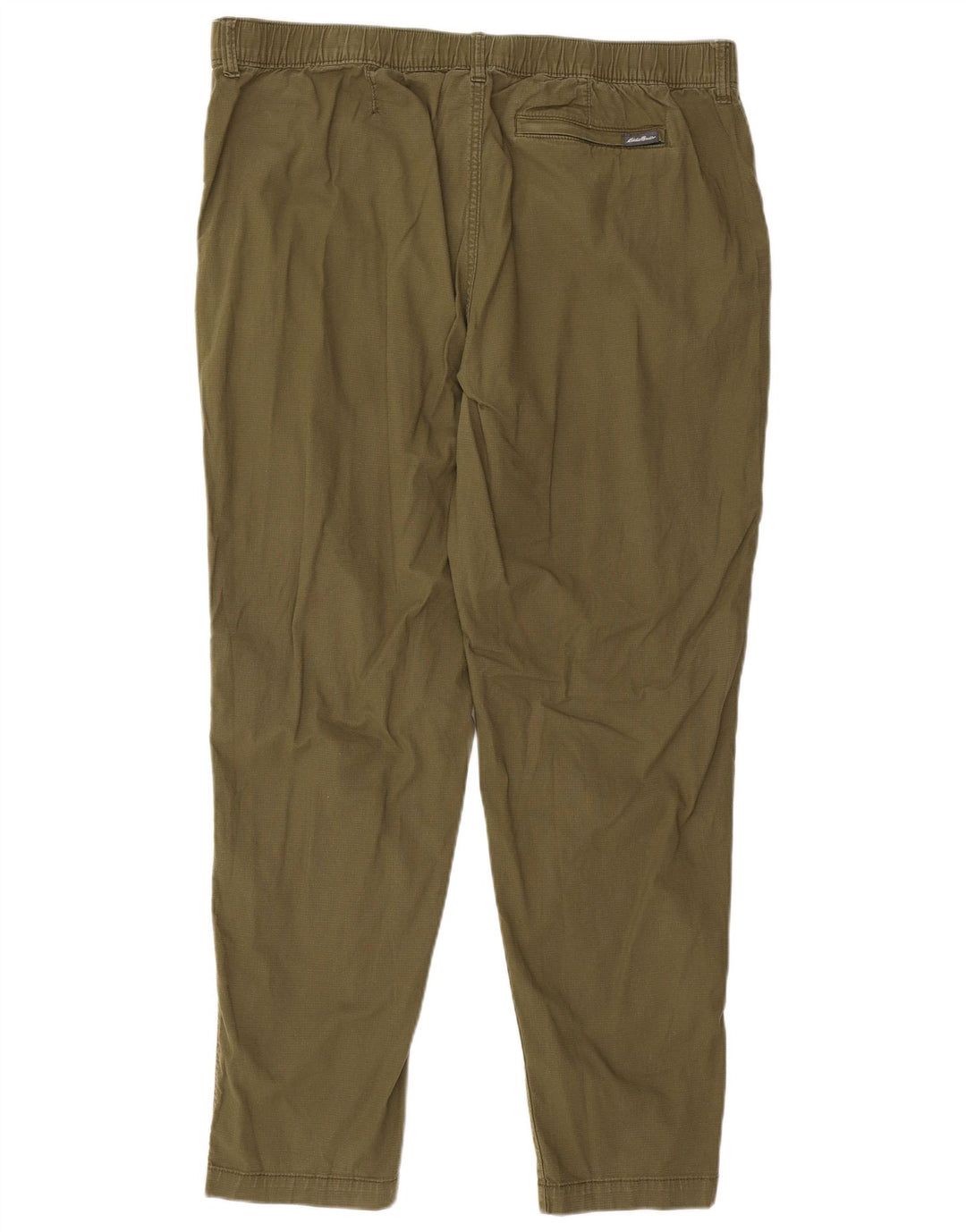 Eddie Bauer Herren Tapered Chinohose W40 L32 Grüne Baumwolle