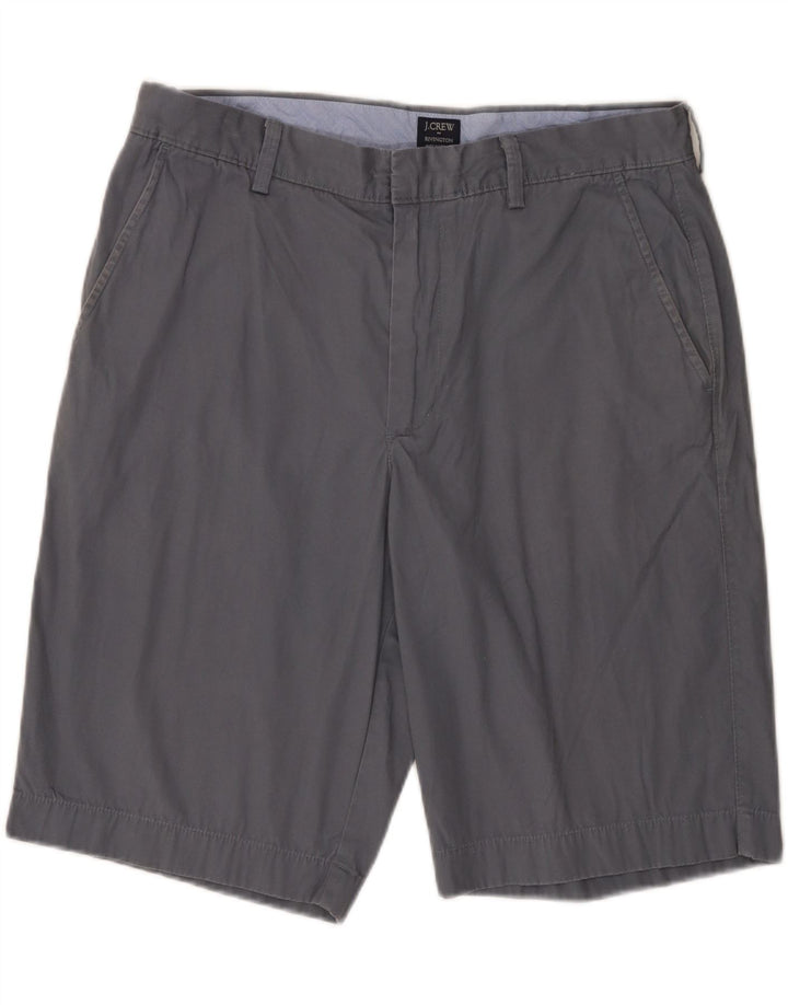 J. CREW Herren Rivington Chino Shorts W36 Large Grau Baumwolle