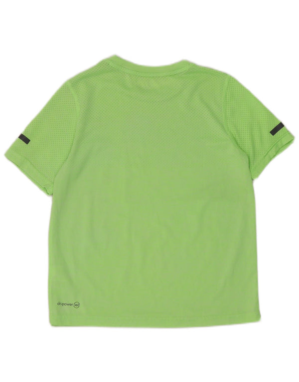 Russell Athletic Dri-Power T-Shirt-Oberteil für Jungen, 7–8 Jahre, mittelgrünes Nylon