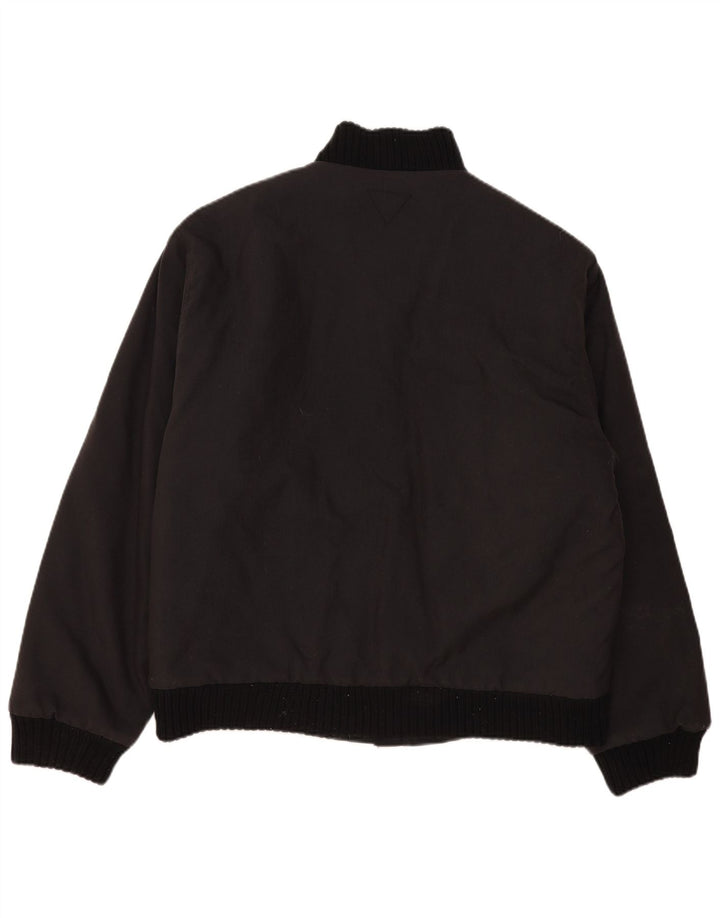Meltin' Pot Herren Wattierte Jacke UK 42 XL Schwarz Polyamid