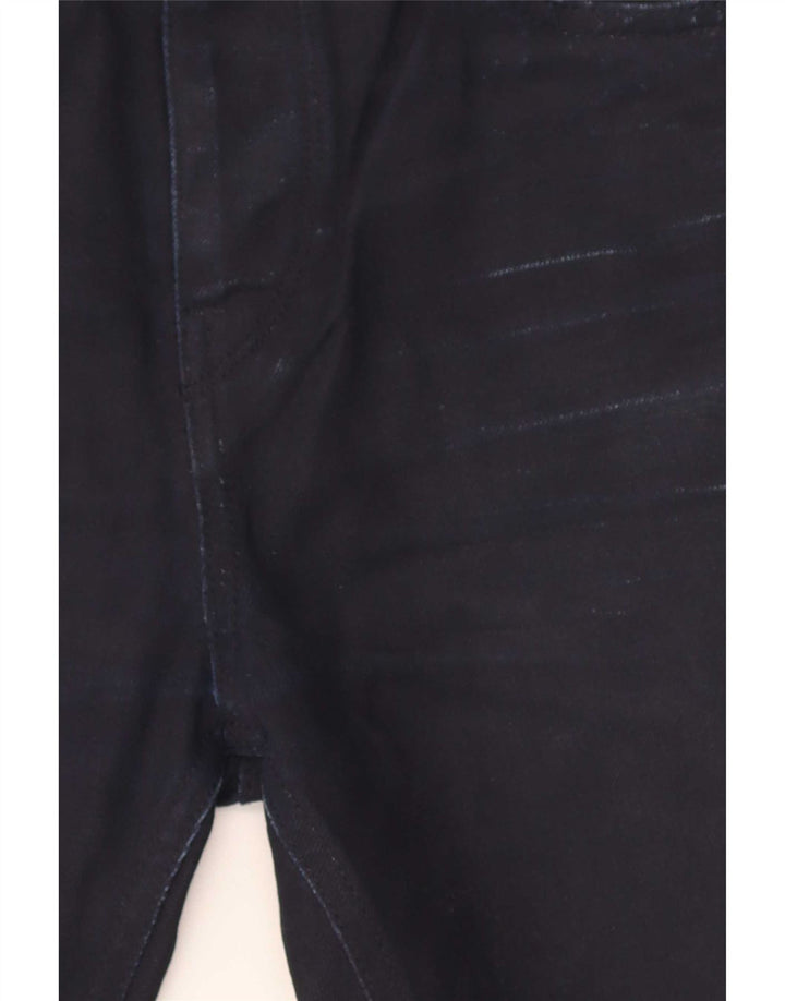 Hugo Boss Herren Straight Jeans W32 L30 Marineblaue Baumwolle