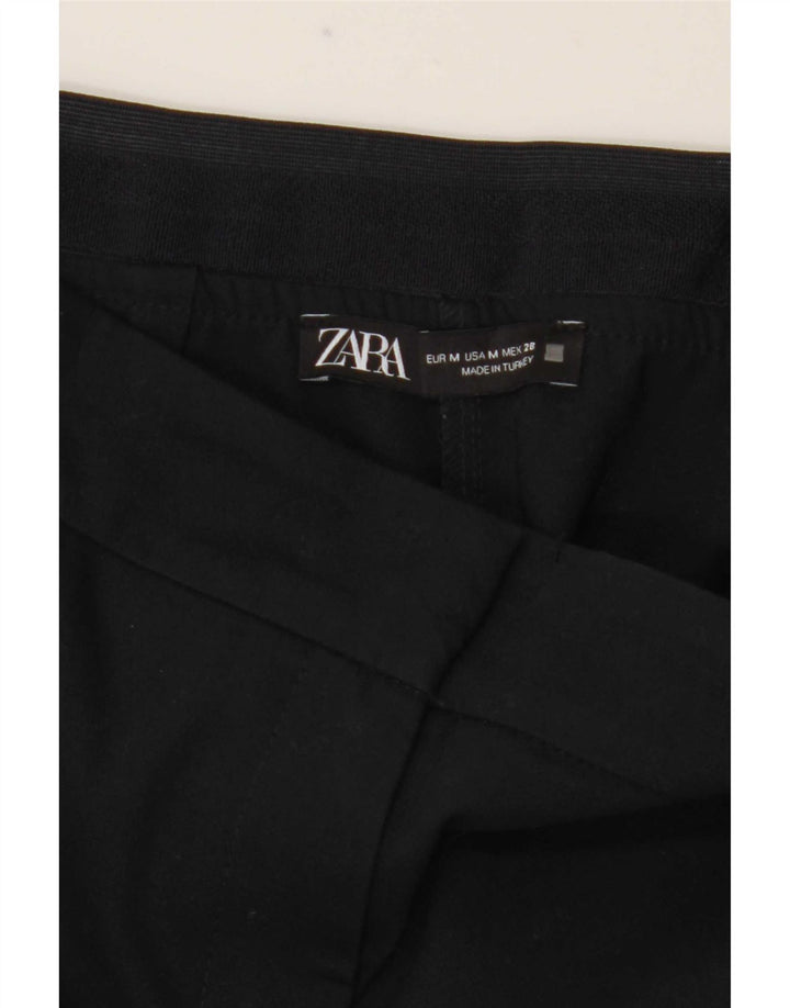 Zara Slim Chino-Hose für Damen, Größe M, W28, L27, Schwarz