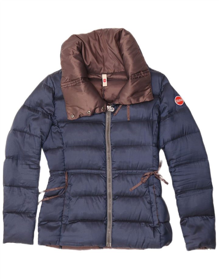 Colmar Damen Wattierte Jacke IT 44 Mittel Marineblau