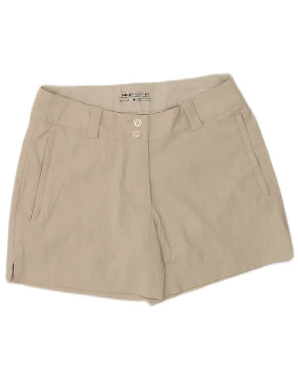 Nike Herren Dri Fit Chino Shorts UK 8 Small W30 Beige Polyester