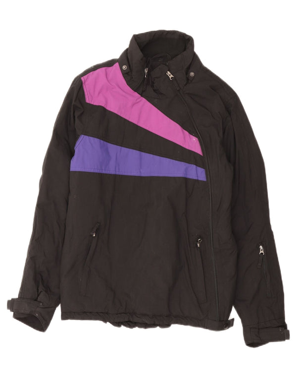 Maui Wowie Herren-Windbreaker-Jacke, UK 40, Größe L, Schwarz, Colourblock-Nylon