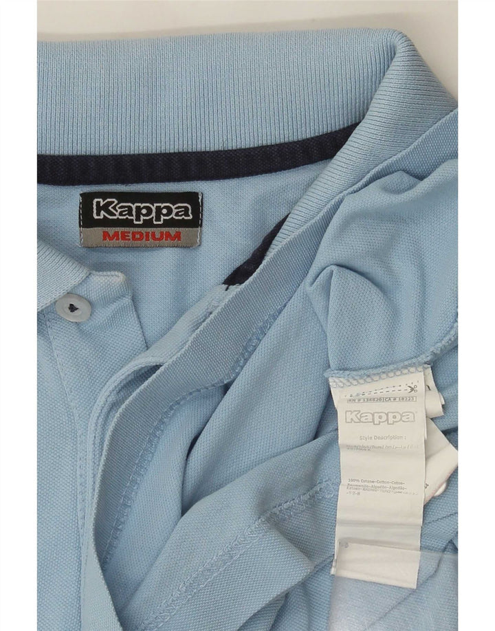 Kappa Herren-Poloshirt aus mittelblauer Baumwolle