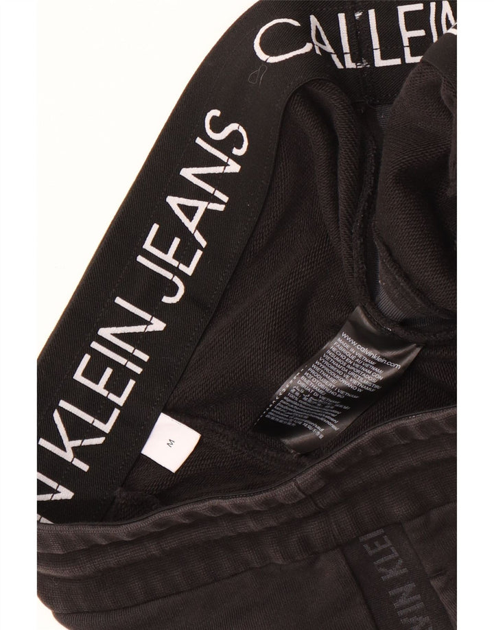 Calvin Klein Herren Graphic Sport Shorts Mittelschwarze Baumwolle