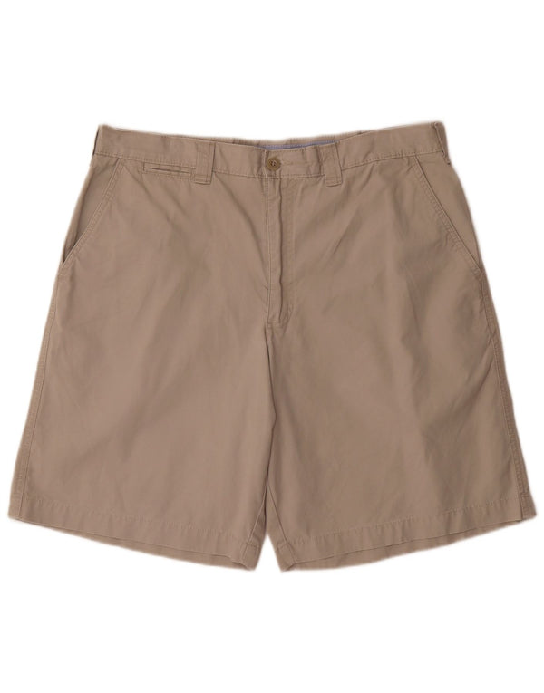 Marks & Spencer Herren Blue Harbor Chino Shorts W36 Large Beige Baumwolle