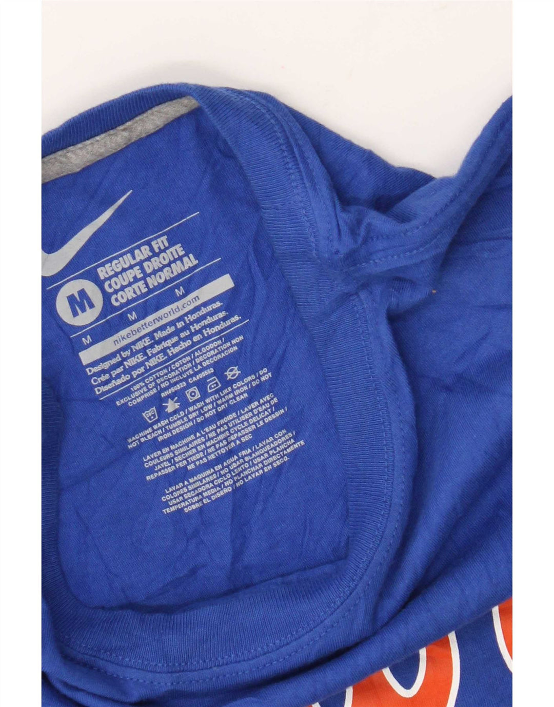 Nike Herren Florida Gators Regular Fit Grafik-T-Shirt-Oberteil aus mittelblauer Baumwolle