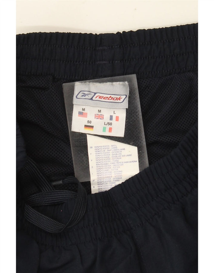 Reebok Herren-Trainingshose, Jogginghose, Mittelblau, Polyester