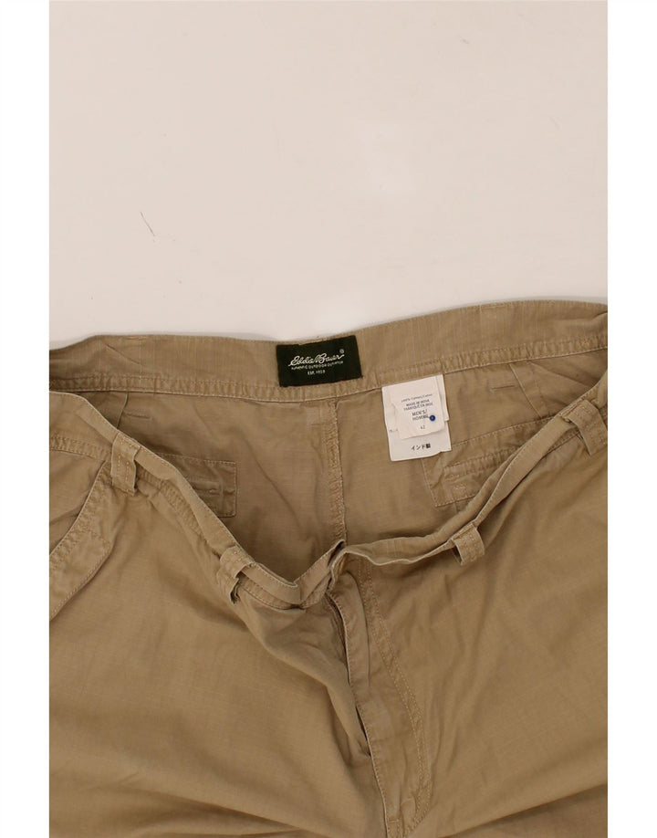 EDDIE BAUER Mens Cargo Shorts W42 2XL Beige Cotton Vintage Eddie Bauer and Second-Hand Eddie Bauer from Messina Hembry 
