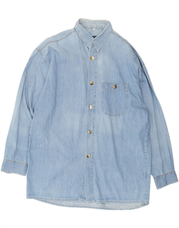 PACKARD Mens Denim Shirt Large Blue Cotton Vintage Packard and Second-Hand Packard from Messina Hembry 