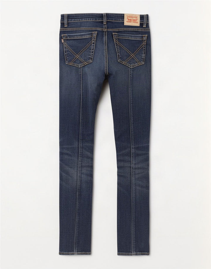 Roy Rogers Damen Slim Jeans W29 L27 Blaue Baumwolle