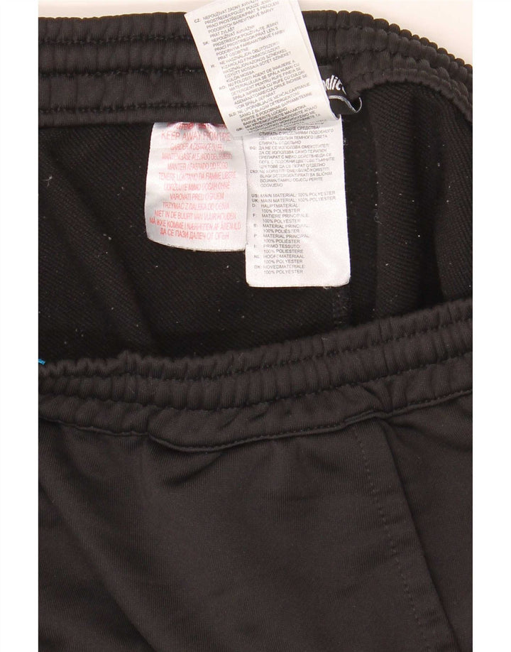 Adidas Sportshorts für Jungen, 15–16 Jahre, schwarzes Colourblock-Polyester