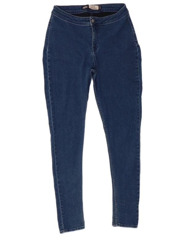 Superdry Damen Evie Jegging Skinny Jeans W30 L30 Blaue Baumwolle