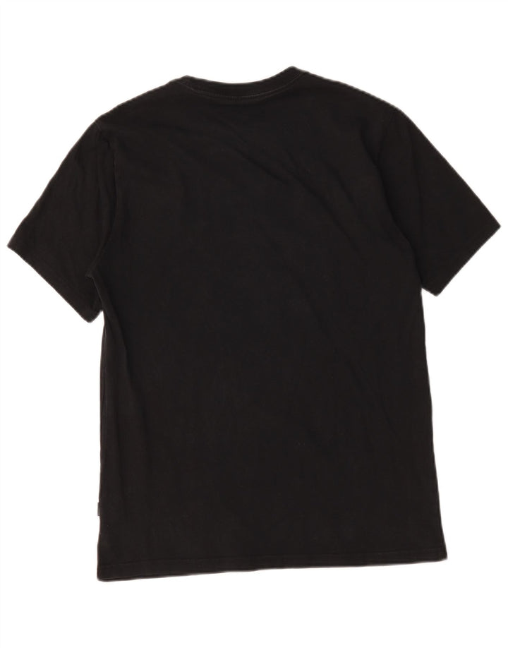 Converse Herren-T-Shirt mit Grafik, Größe S, schwarze Baumwolle