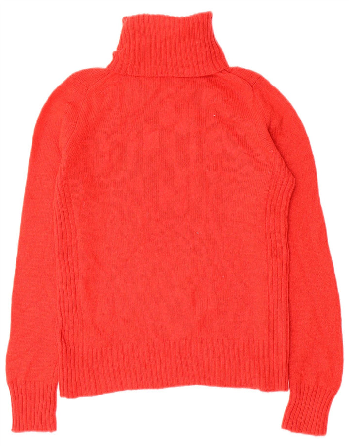 Marks & Spencer Damen-Pullover mit Rollkragen, UK 6, XS, rote Wolle