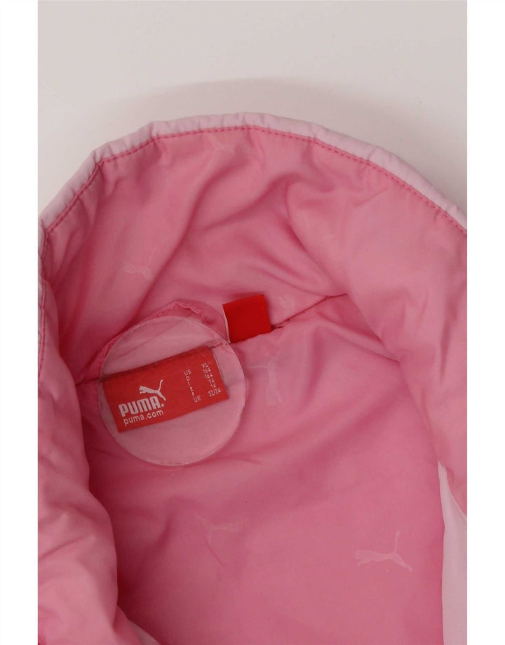 Puma Mädchen Grafik gepolsterte Jacke 13–14 Jahre Rosa