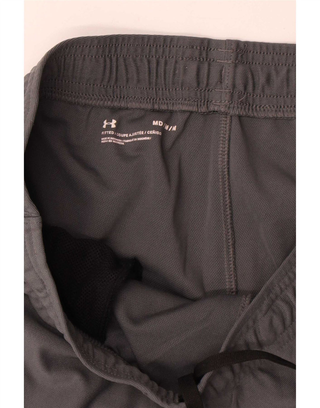 Under Armour Herren-Trainingshose mit taillierter Passform, mittelgraues Polyester