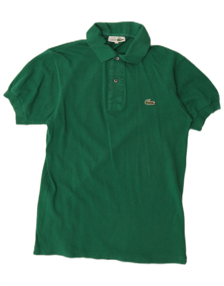 Lacoste Herren-Poloshirt, Größe 3, klein, grüne Baumwolle