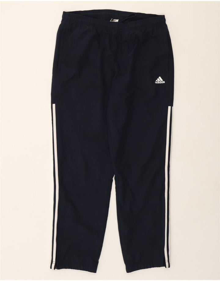 Adidas Herren-Trainingshose, groß, marineblau, Polyester, Sport