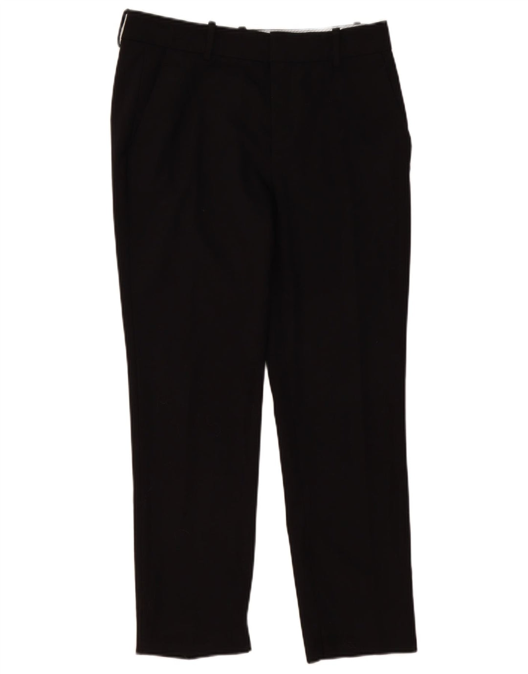 ZARA Damen Slim Chino-Hose EU 38 Small W28 L27 Schwarz