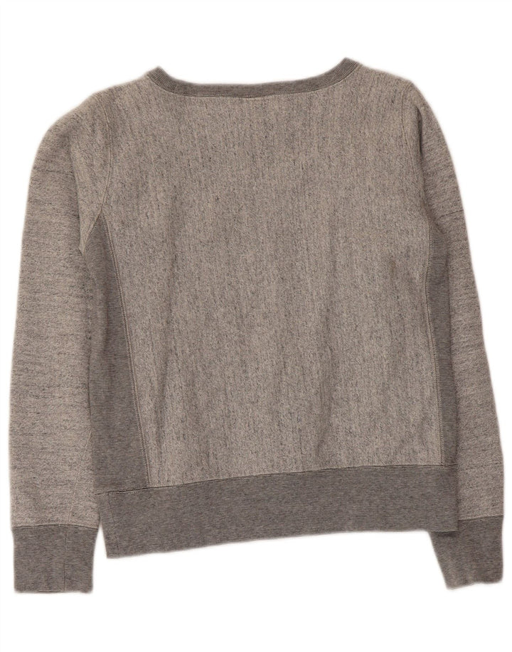 Champion Damen-Sweatshirt-Pullover, Gr. 10, Größe S, Grau, Farbblock