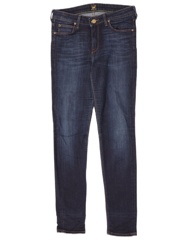 Lee Damen Slim Jeans W30 L30 Blaue Baumwolle