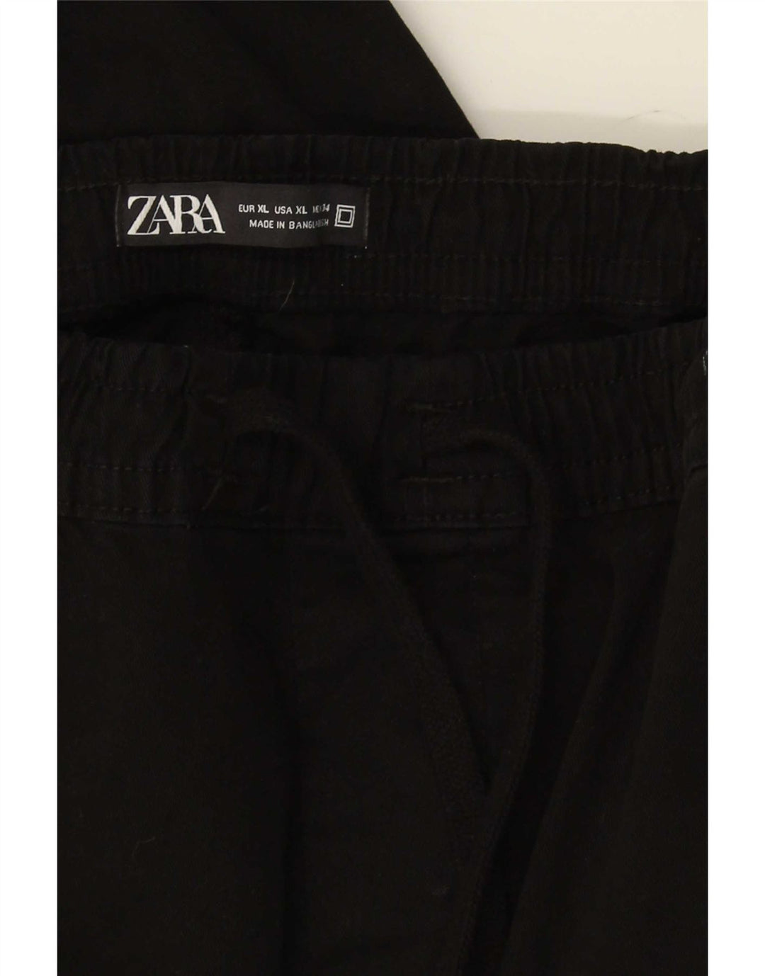 Zara Herren Jogger Cargo Hose XL W34 L26 Schwarz