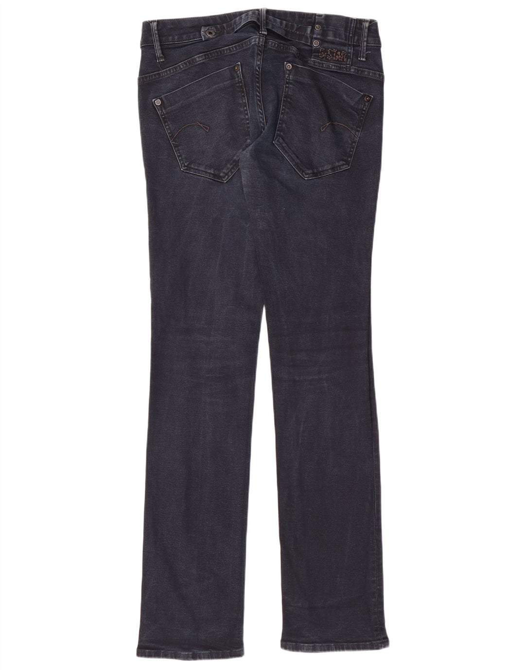 G-STAR Damen-Jeans mit niedriger Taille und geradem Bund, Breite 30, Länge 34, Marineblau, Baumwolle