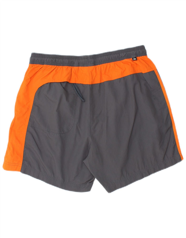 ADIDAS Mens Graphic Swimming Shorts Medium  Grey Colourblock Polyester