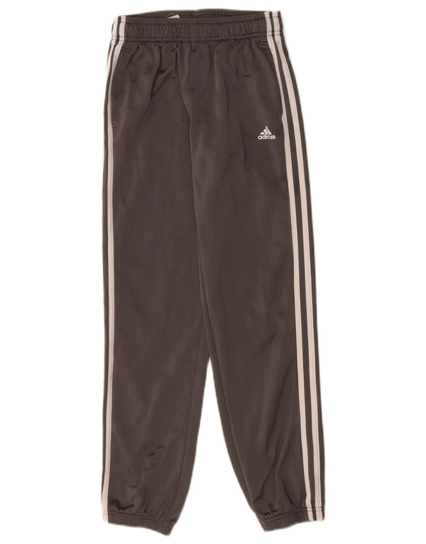 Adidas Jungen-Trainingshose, Jogginghose, 11–12 Jahre, graues Polyester